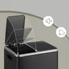 SONGMICS Cestino per rifiuti da cucina, 2 x 15 litri, Anteprima dell’immagine prodotto 2