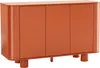 Credenza moderna rettangolare a 3 ante, larga 120 cm, Anteprima dell’immagine prodotto 2