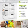 Juskys Aufbewahrungsbox mit Deckel - 6er Set Kunststoff Produktbild-Vorschau 7
