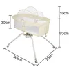 Berceau à 4 roues pour bébés jusqu'à 9kg crème Voir les images du produit 6