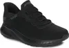 A black Skechers Slip-Ins shoe is shown from a side angle against a white background. Voir les images du produit