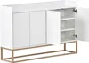 Flieks Kommode Sideboard mit 4 Türen mit verstellbaren Produktbild-Vorschau 6