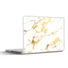 MuchoWow® Laptop Aufkleber Sticker Cover Marmor - Weiß - Produktbild-Vorschau 1