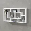 Nástenný regál Saputit 85x16x48cm Regál s 8 policami Náhľad obrázku produktu 7