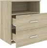 vidaXL Nočný stolík Sonoma Dub 50x32x60 cm Náhľad obrázku produktu 4