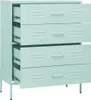 vidaXL Komoda z szufladami miętowa zieleń 80x35x101,5 cm Podgląd zdjęcia produktu 5