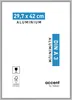 accent by nielsen Aluminium Bilderrahmen Accent, 29,7x42 cm Produktbild-Vorschau 1