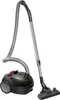 A black and red vacuum cleaner is shown against a white background. Podgląd zdjęcia produktu