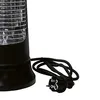 Close-up of the base and power cord of a black heater. Produktbild-Vorschau
