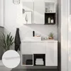 Waschtischplatte 120 x 46 cm SOFIA-107 Hochglanz weiß Produktbild-Vorschau 4