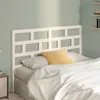 vidaXL Kopfteil Weiß 146x4x100 cm Massivholz Kiefer - Produktbild-Vorschau 1