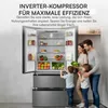 Heinner HCFD-M516INVXE++, Freistehend, Amerikanische Tür, Produktbild-Vorschau 6