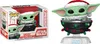 POP-Figur Star Wars Grogu mit Weihnachtsmannm&#252 tze im Produktbild-Vorschau 4