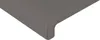 vidaXL Testiere 2 pz. Grigio 100x5x78/88 cm in Pelle finta Anteprima dell’immagine prodotto 8