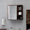 vidaXL Bad-Spiegelschrank Räuchereiche 62,5x20,5x64 cm Produktbild-Vorschau 2