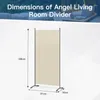 Angel Living 80X180CM einzelner Paravent  Raumteiler Produktbild-Vorschau 6