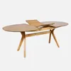 sweeek - Ausziehbarer Esstisch, oval, 160-200 cm 6-8 Produktbild-Vorschau 2