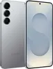 A silver Samsung Galaxy S25 5G smartphone is shown from the back and front. Produktbild-Vorschau