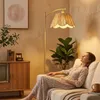 Stehlampe Boho Raffia Lampenschirm Stehleuchte mit Produktbild-Vorschau 9