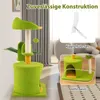 COSTWAY Arbre à chat petit, Arbre à chat avec niche pour Voir les images du produit 9
