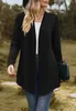 ASKSA Damen Strickjacke Kable Drapieren Lange aermel Offene Produktbild-Vorschau 5
