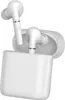 A pair of white wireless earbuds in their charging case. Náhľad obrázku produktu