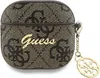 GUESS GUA4G4GSMW AIRPODS 4 COVER BROWN/BROWN 4G CHARM Náhľad obrázku produktu 1