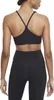 Nike W Nk Indy Bra V-Neck Black/Black/Black/White M Produktbild-Vorschau 2