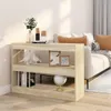 vidaXL Regál na knihy/rozdeľovač izieb Sonoma Oak 100x30x72 Náhľad obrázku produktu 2