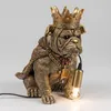 formano Tischlampe Hund 33 cm Handbemalte Tierlampe Produktbild-Vorschau 1
