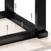 vidaXL Châssis de table de salle à manger en forme de O Voir les images du produit 8