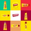 A collage of Carmex lip balm products with different flavors. Anteprima dell’immagine prodotto