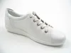 A white leather Ecco women's sneaker is shown from a side angle against a white background. Náhled obrázku produktu