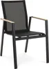 di volio Gartenstuhl Buti - Schwarz, Balkon- und Produktbild-Vorschau 1