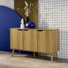 sweeek - Sideboard 3 Türen und 3 Einlegeböden, 120 cm - Produktbild-Vorschau 5