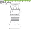 Decksluke 44,8 x 26,8 cm aus schlagfestem Polycarbonat in Produktbild-Vorschau 9