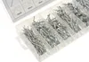 A clear, well-lit shot of a box of aluminum rivets, with the lid open to reveal multiple compartments filled with rivets. Náhled obrázku produktu