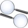 2x große Leselupe Glas-Lupe, Ø 90 mm mit 3x Vergrößerung , Produktbild-Vorschau 1