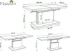 Design Couchtisch Tisch Aston stufenlos höhenverstellbar Produktbild-Vorschau 8