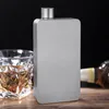 400ml přenosná lehká čtvercová titanová láhev na alkohol s Náhled obrázku produktu 8