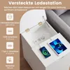 Table d'appoint COSTWAY avec station de recharge, table de Voir les images du produit 4