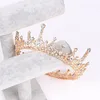 Strass Krone Kronen für Frauen Queen Tiara Barock Hochzeit Produktbild-Vorschau 5