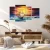 Bild auf Leinwand - Leinwandbild - Meer Welle Boot - Produktbild-Vorschau 7