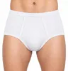 Herren Slips aus 100 % Baumwolle mit Eingriff, Weiß-L-3 Produktbild-Vorschau 4