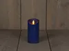 Kerze Antique bleu Wax Rustic Moving Flame 7,5X15Cm Produktbild-Vorschau 9