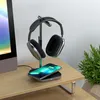Satechi 2in1 Headphone Stand with Wireless Charger Space Produktbild-Vorschau 9
