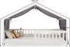 Hausbett Himmel LIAN in grau - Betthimmel aus 100% Produktbild-Vorschau 5