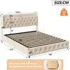 UnboxG Polsterbett 140x200cm mit USB, Jugendbett Doppelbett Produktbild-Vorschau 7