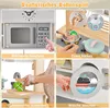 Kinderküche mit 17-teiligem Zubehör, Miniküche Produktbild-Vorschau 2