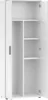 An open white cabinet with shelves. Produktbild-Vorschau
